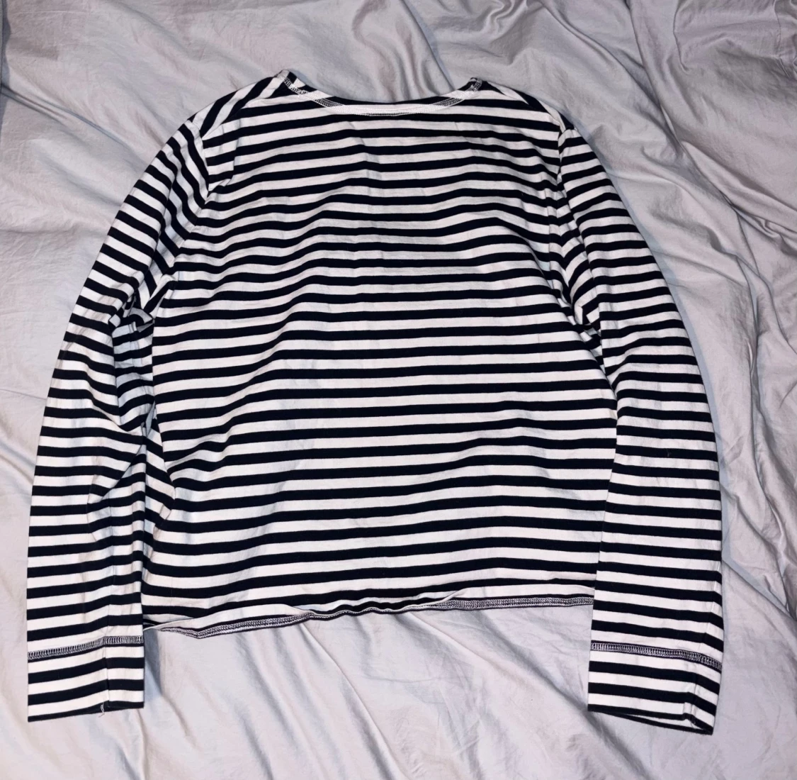 Randig långärmad tröja  - 1