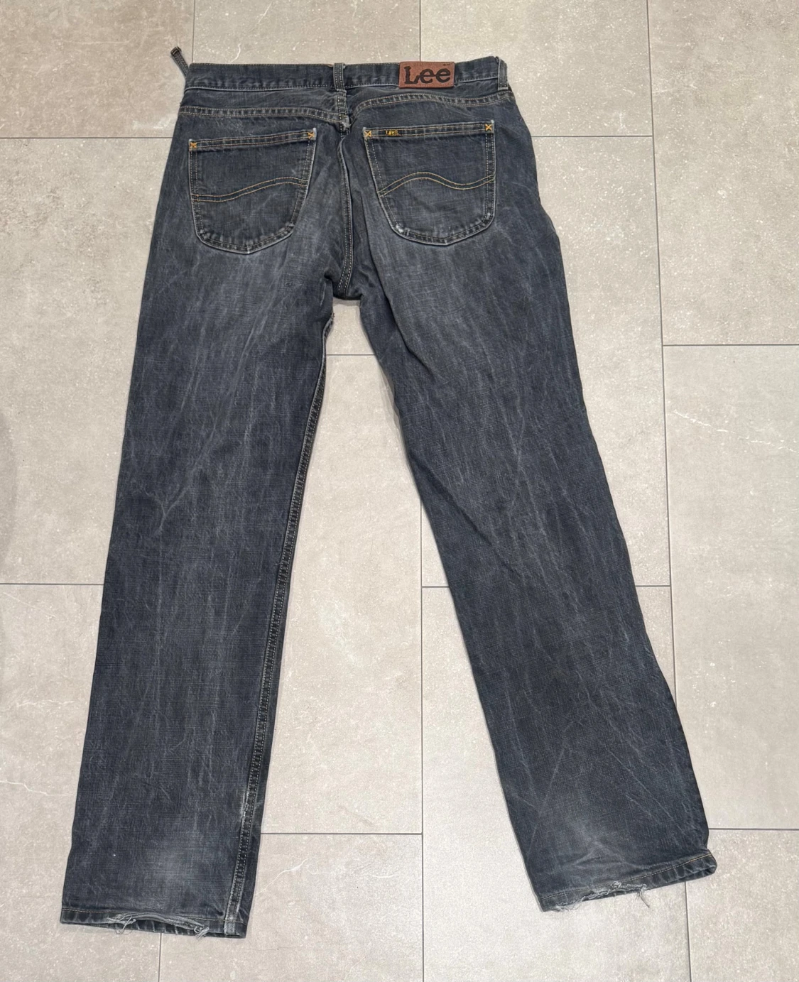 Mörkgrå Lee jeans straight fit - 2