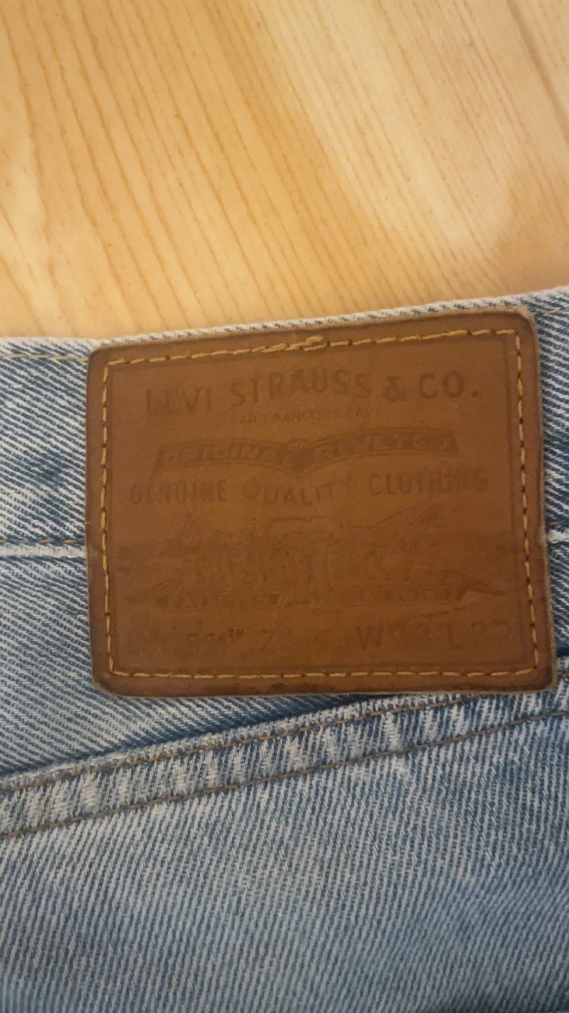 Levi's 551 ljusblå jeans straight fit - 3
