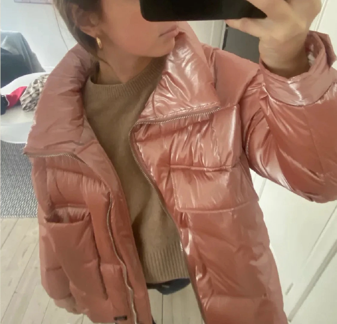 rosa vinterjacka  - 1