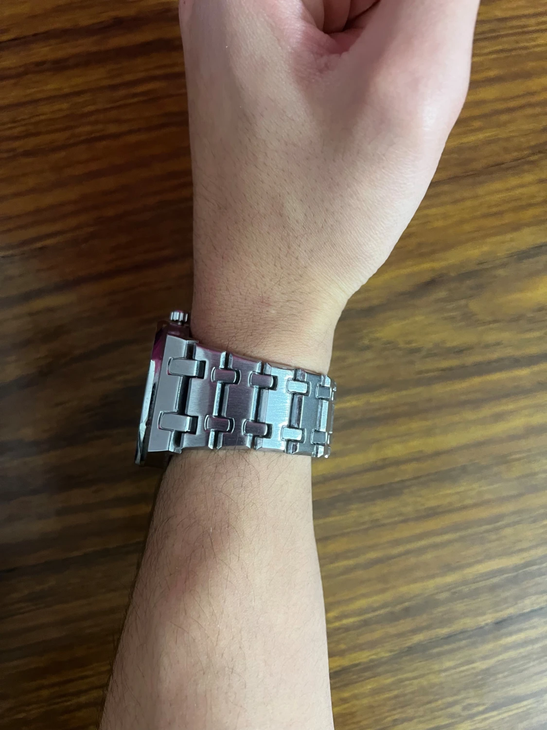 Silverfärgad klocka - 4