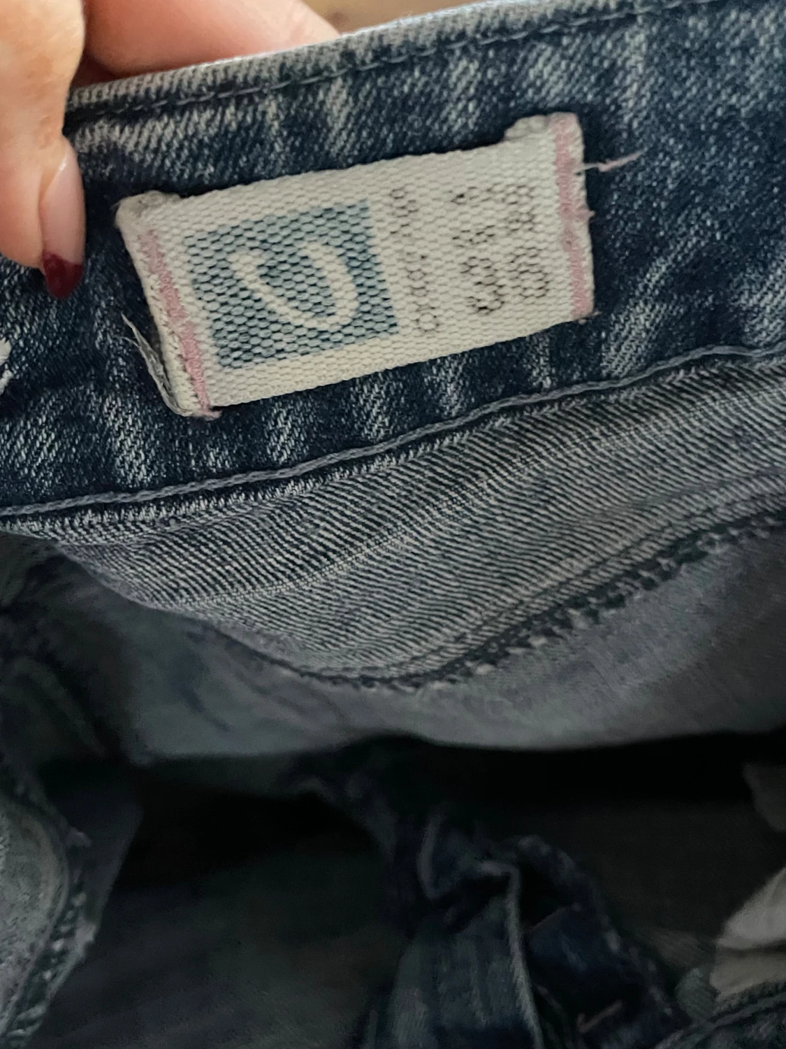 Blå Crazy Age jeans med rosa krona - 5