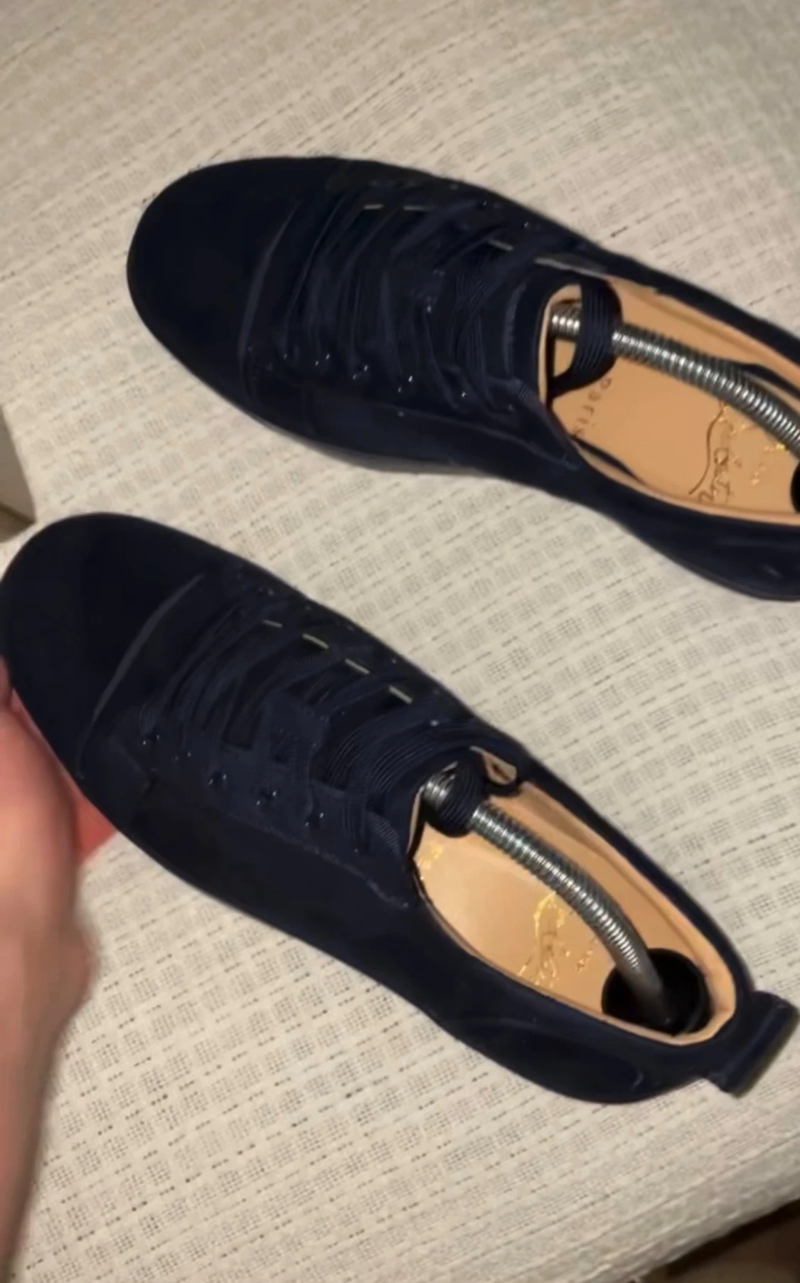 Mörkblå sneakers från Christian Louboutin - 2