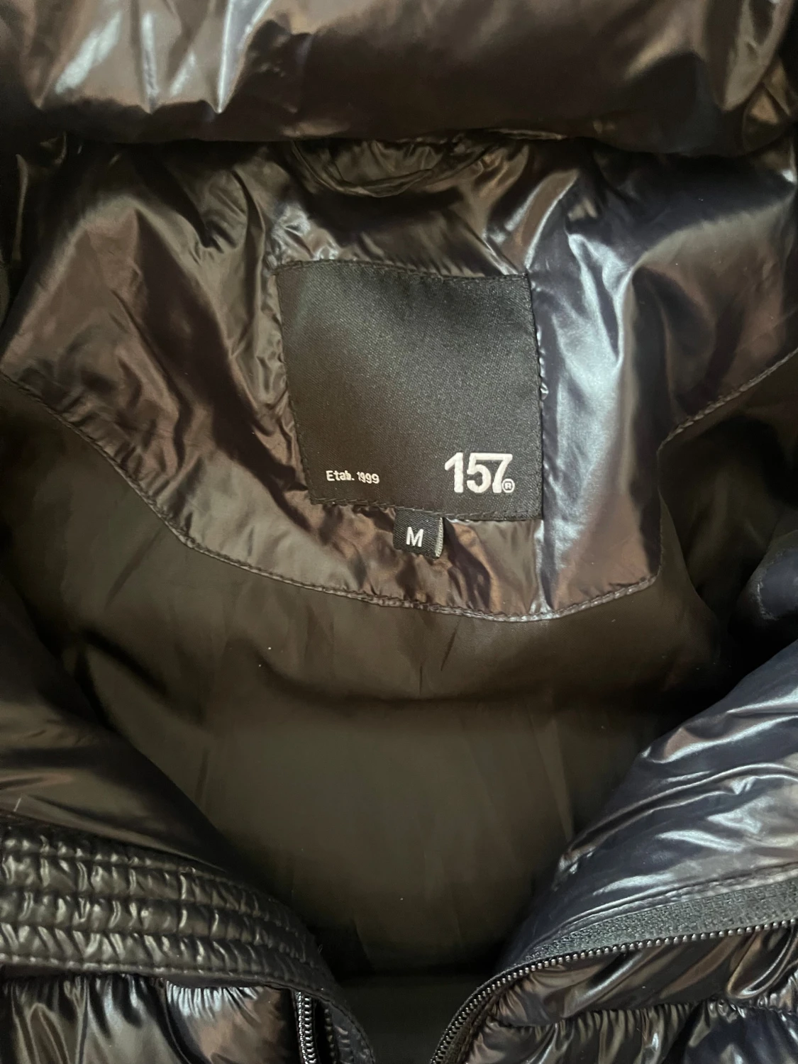 Svart pufferjacka från lager 157, M - 1