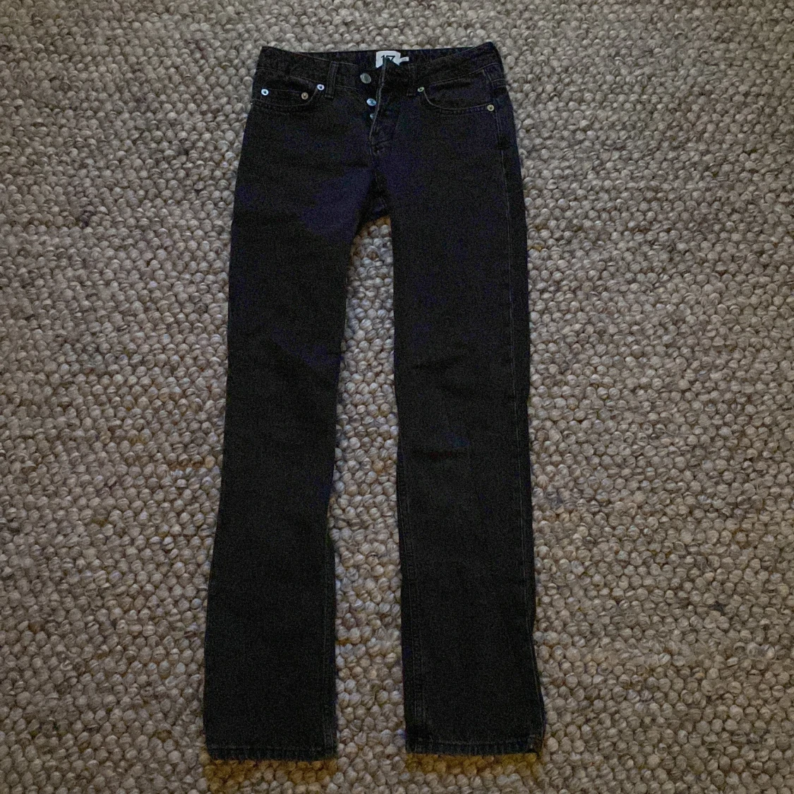 Low waste straight jeans 