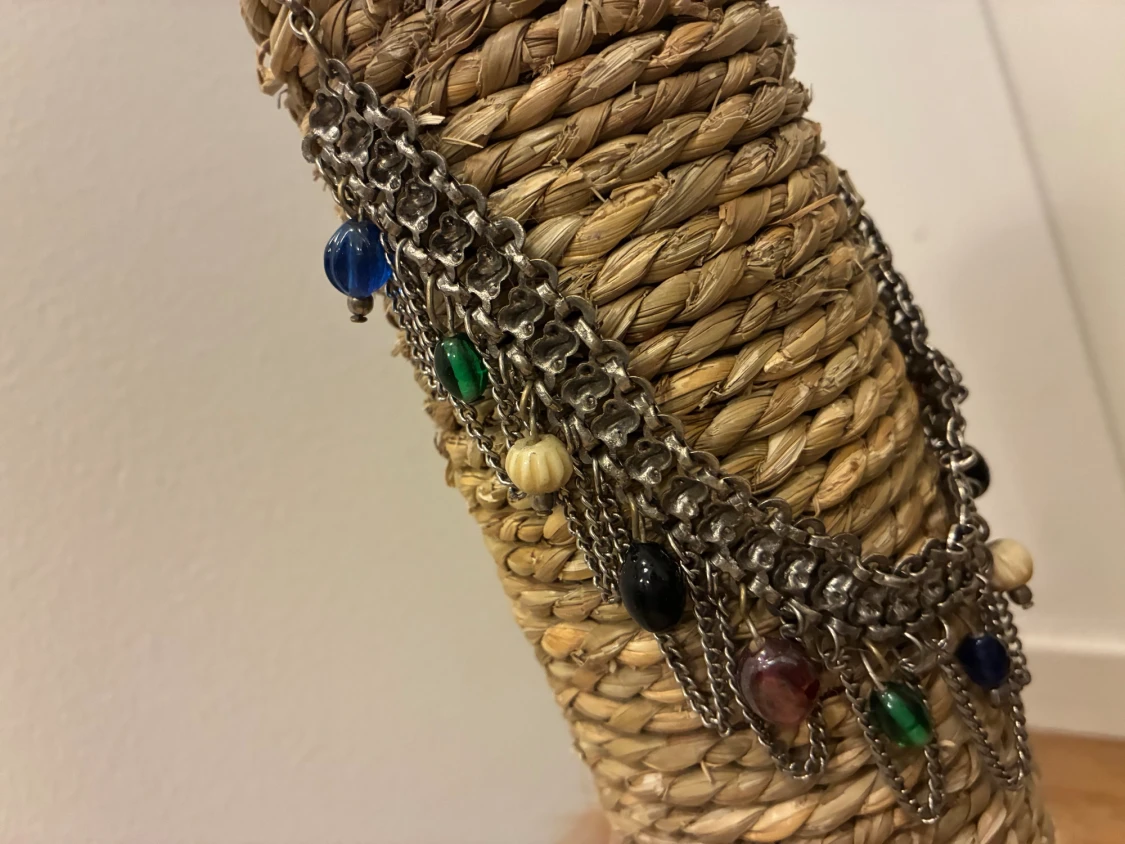 Chunky halsband med färgglada pärlor - 2