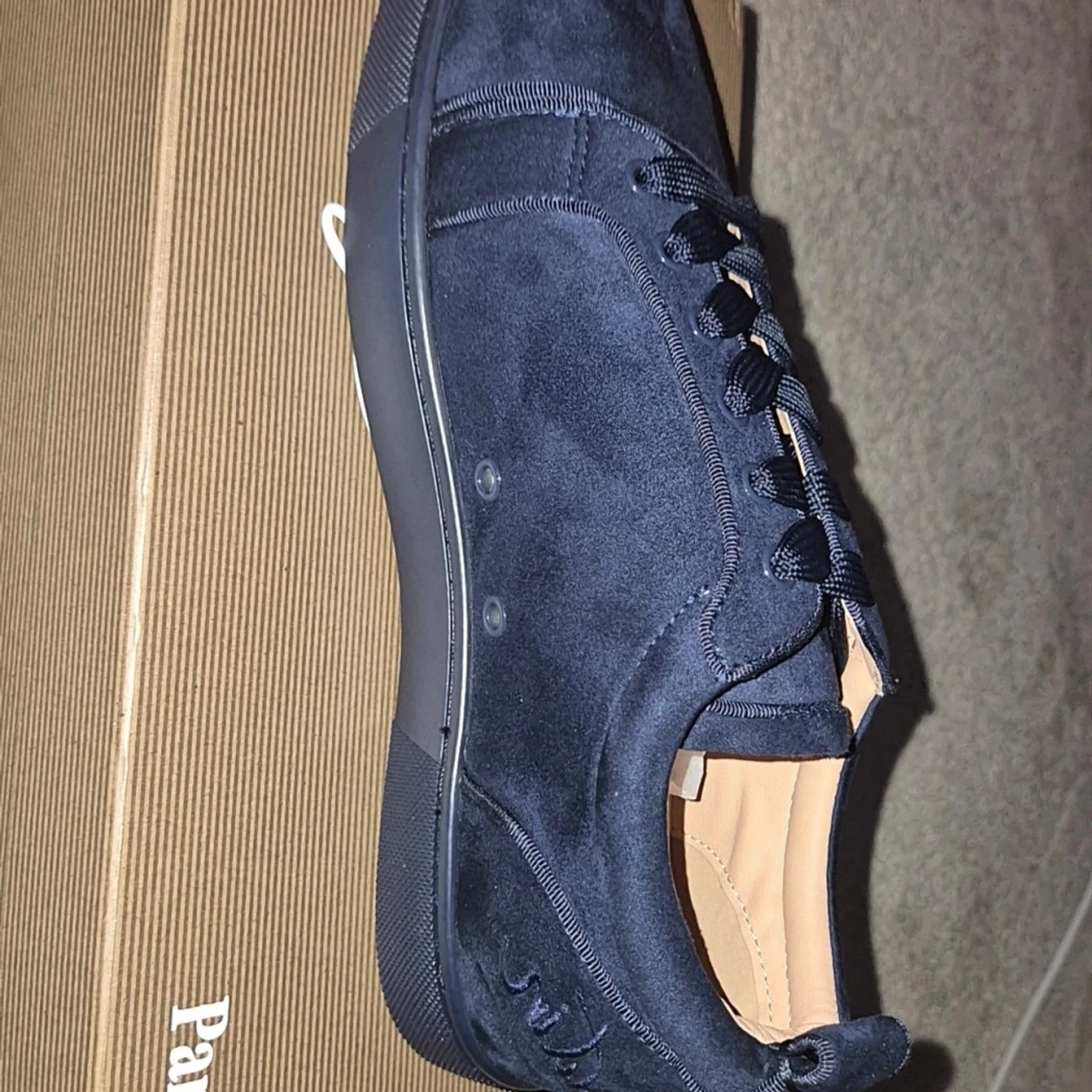 Mörkblå sneakers från Christian Louboutin - 1