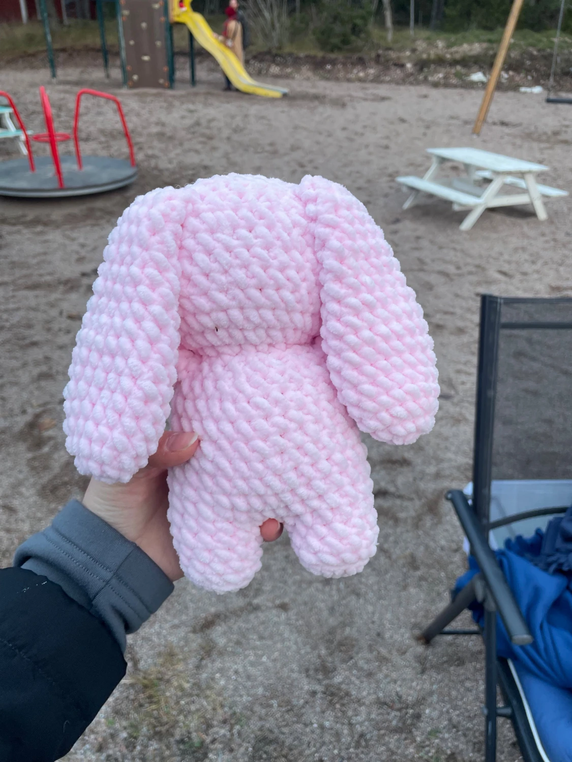 Virkad rosa kanin - 3