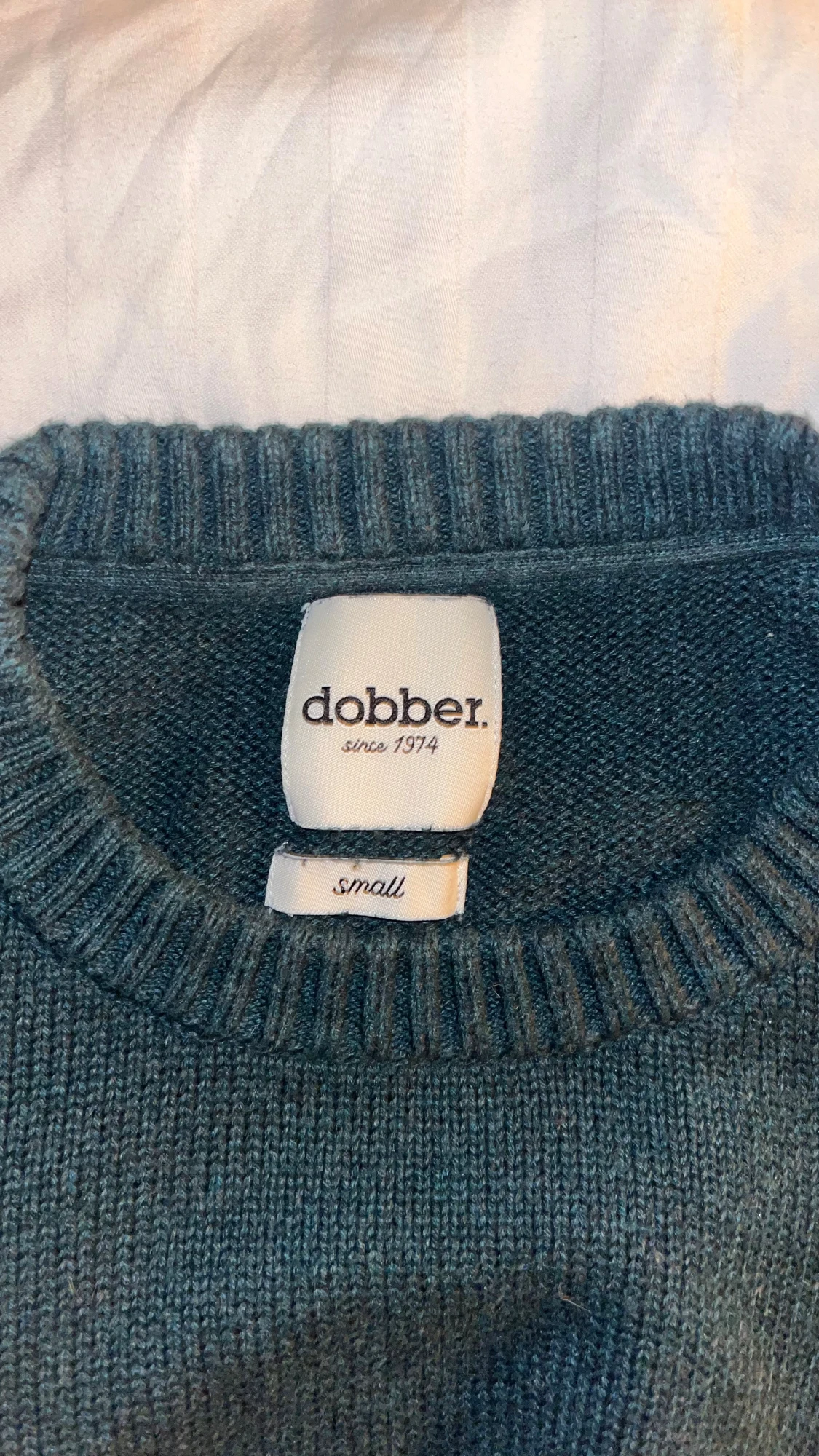 Grön stickad tröja från Dobber - 1