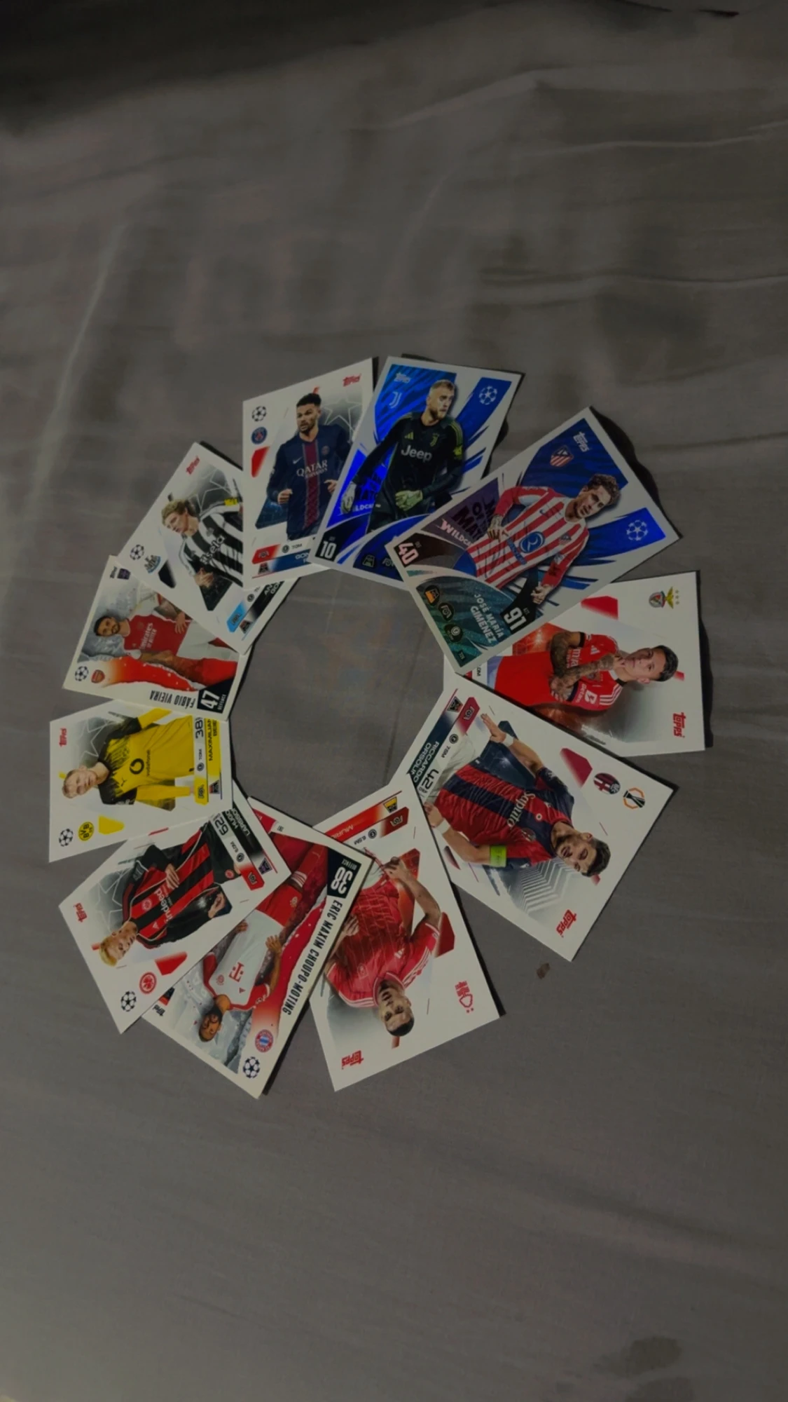 Set of 11 Football Trading Cards – Champions League Edition - 3