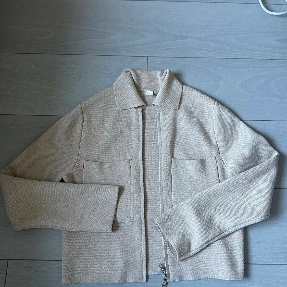 zip up cardigan  - 2