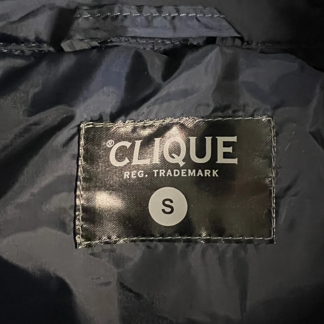 Mörkblå pufferjacka  - 1