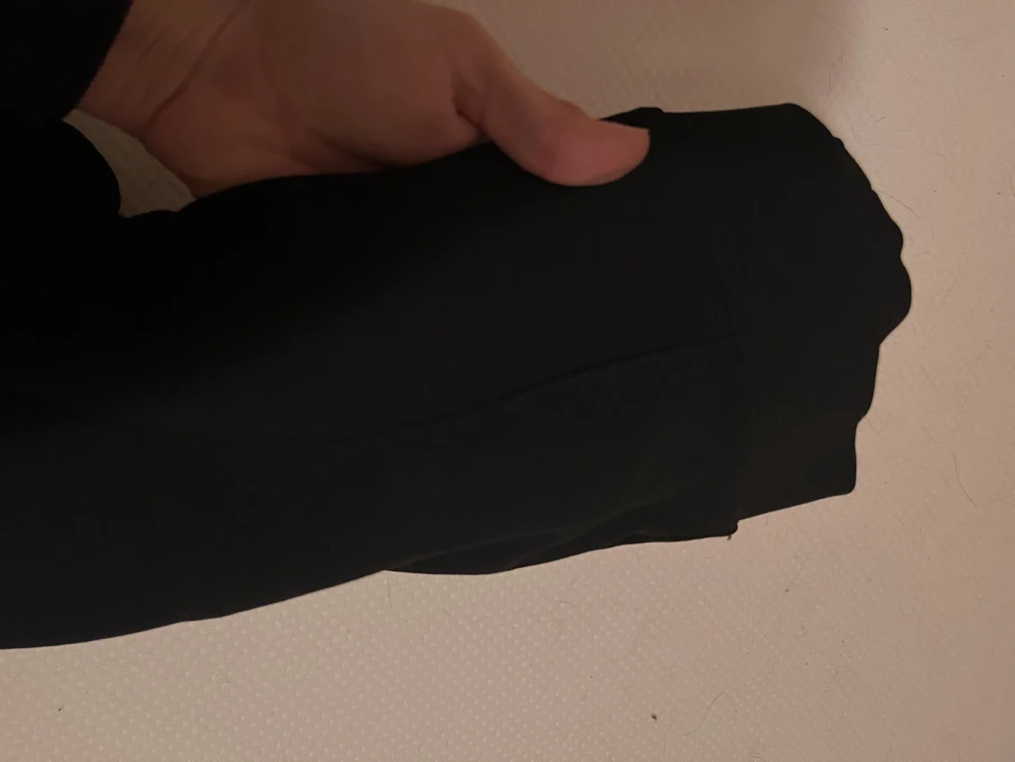 Svarta bootcut byxor med hög midja - 2