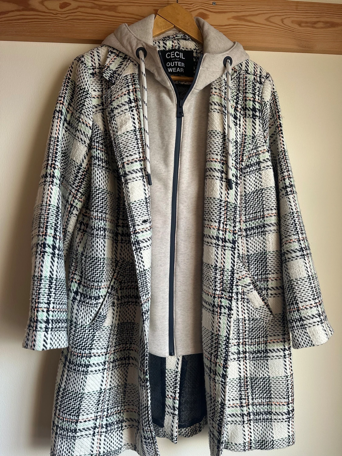 Rutig kappa från Cecil Outerwear - 1