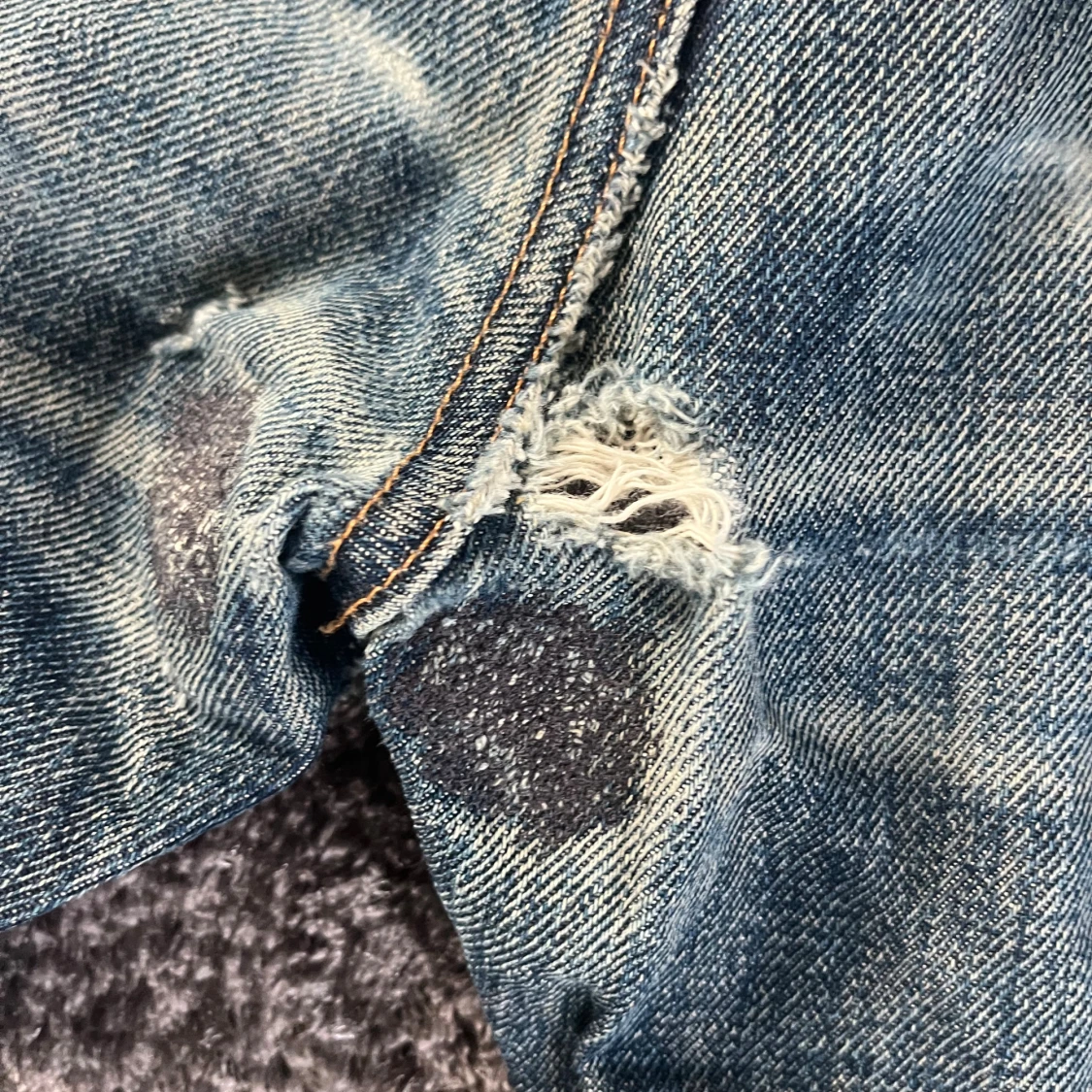 Blå selvedge jeans från A.P.C. - 3