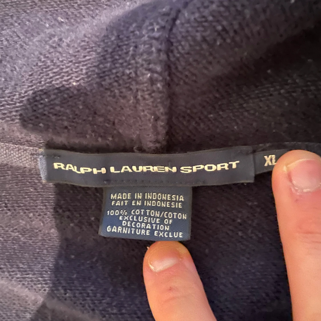 Mörkblå hoodie från Polo Ralph Lauren - 4