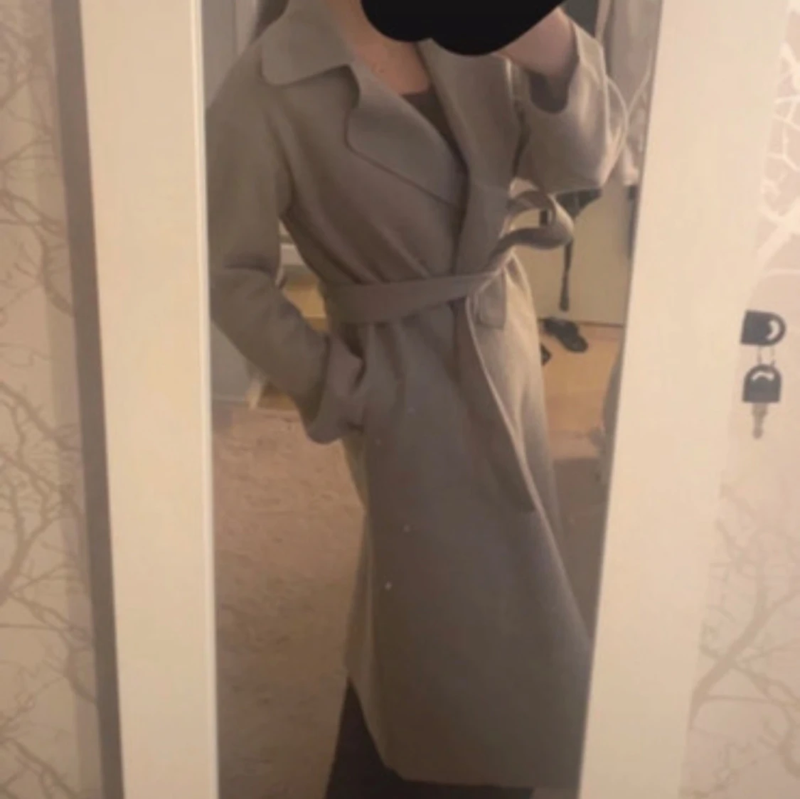 Beige tunn kappa från Nelly - 2