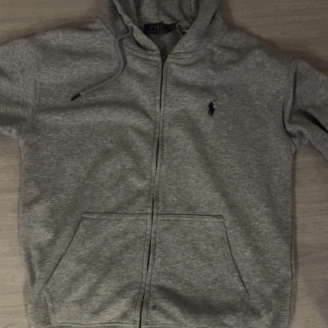 Grå zip up från Polo