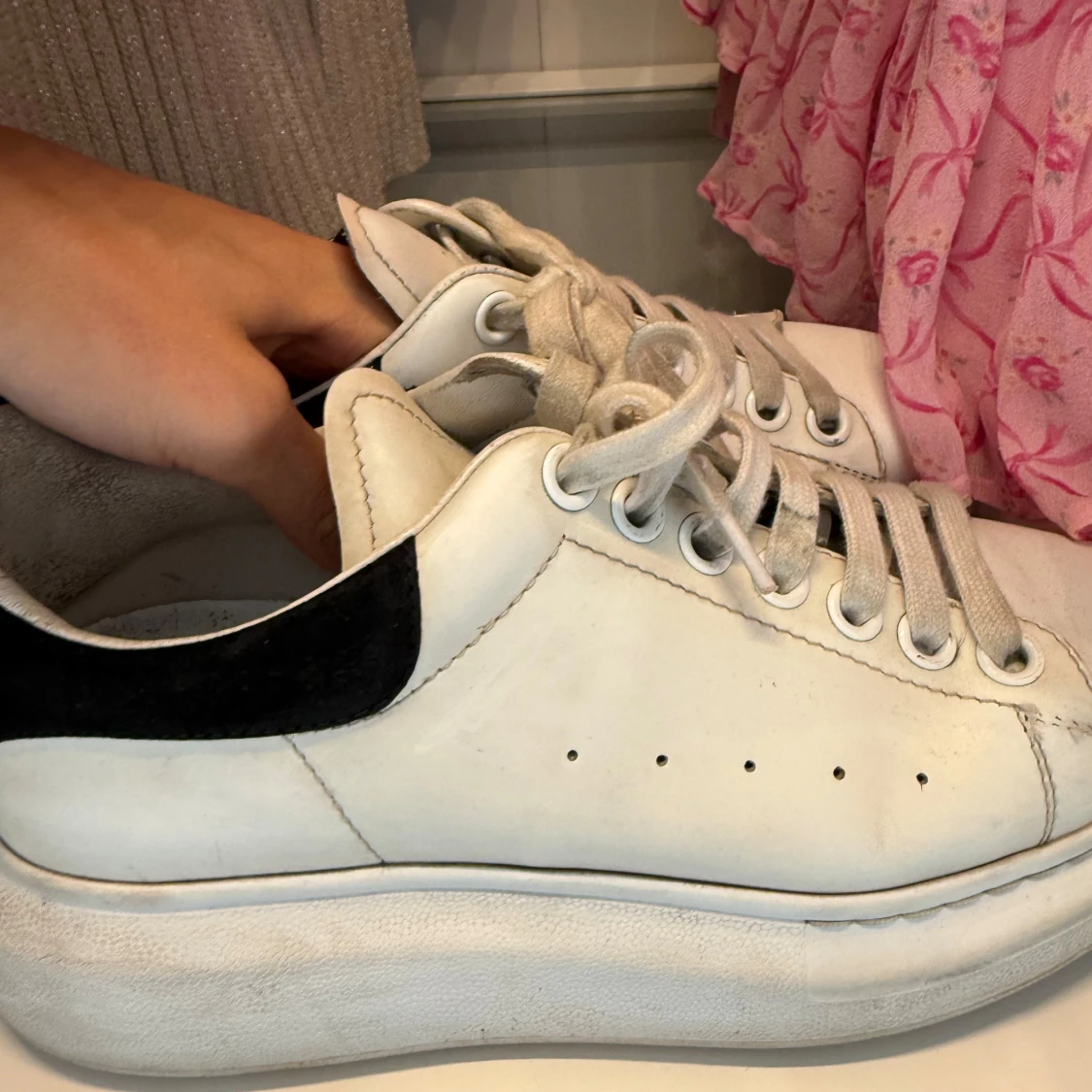 Alexander McQueen vita sneakers - 1