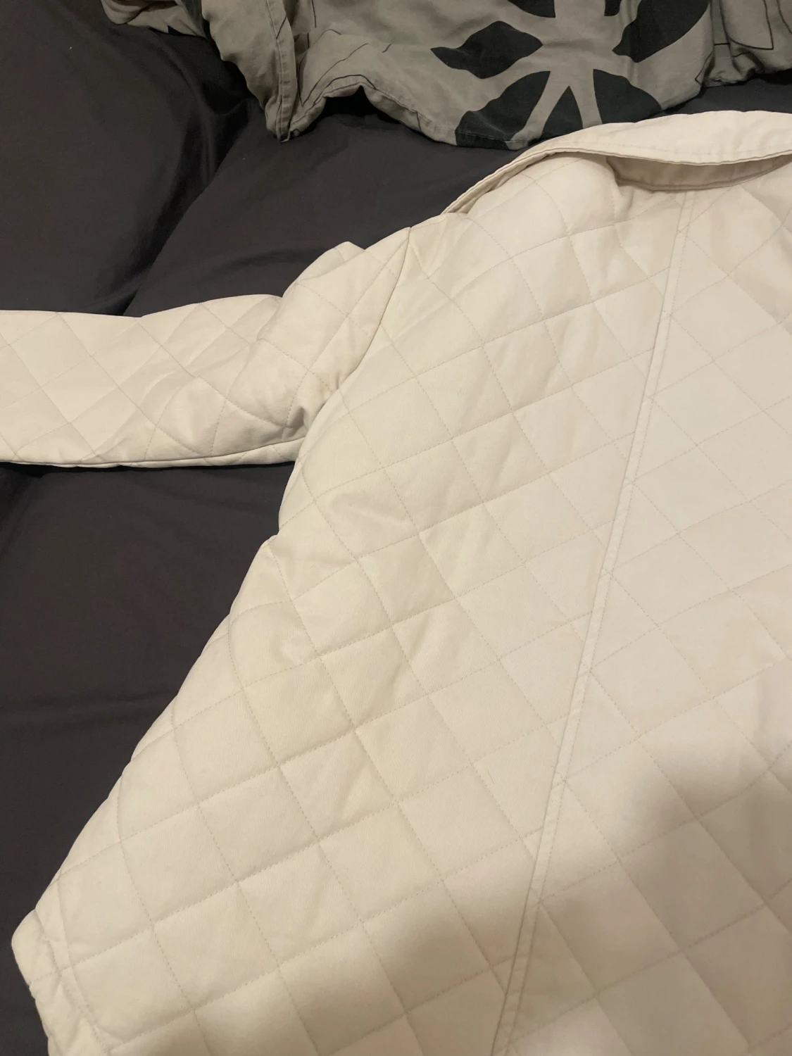 Beige quiltad overshirt från Stay XS - 3