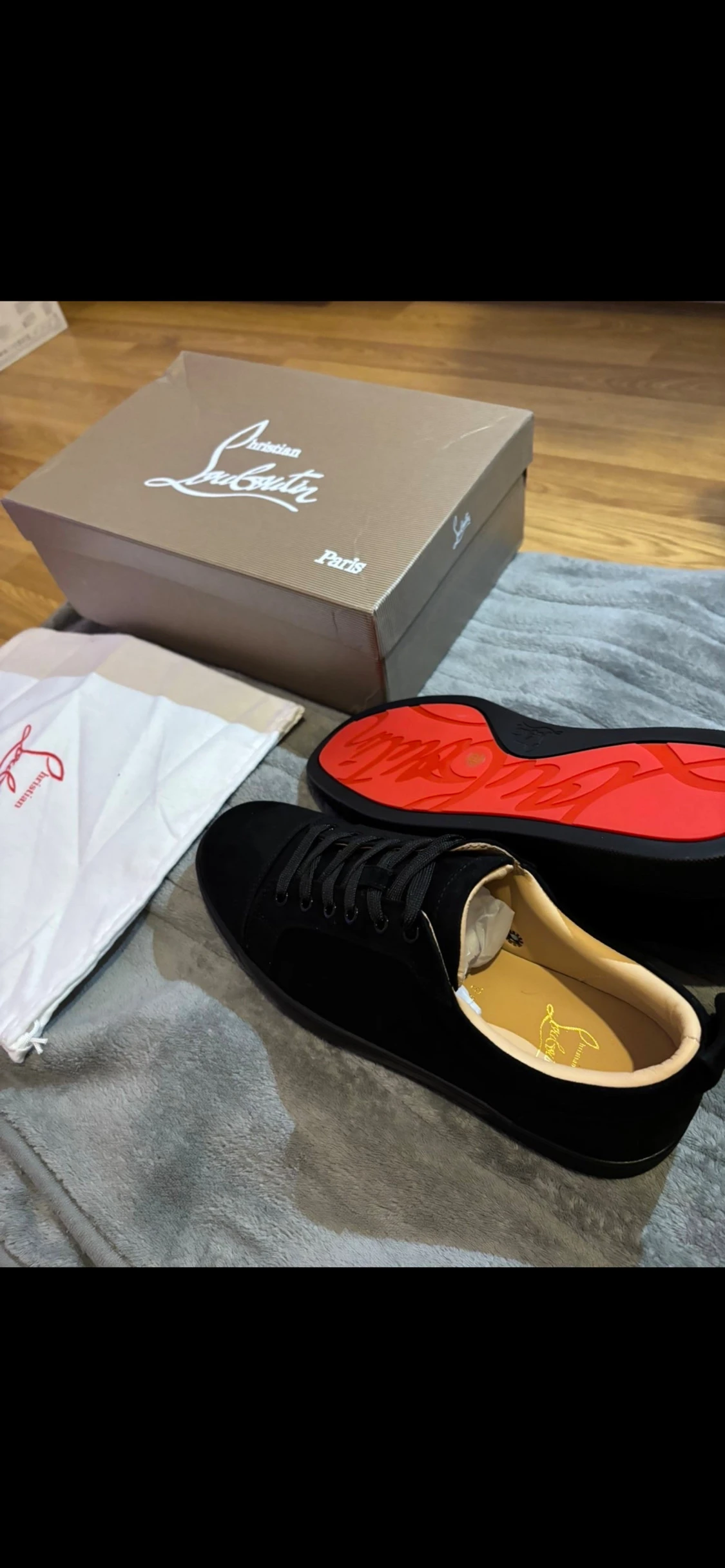 Christian Louboutin svarta sneakers - 2