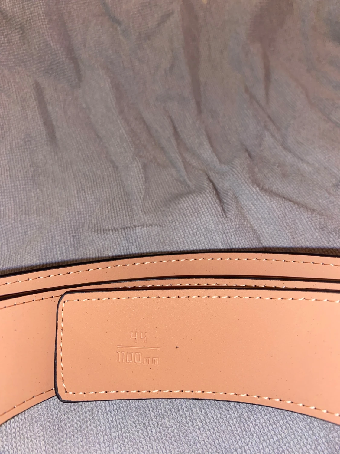 Louis Vuitton rutig svart bälte - 2