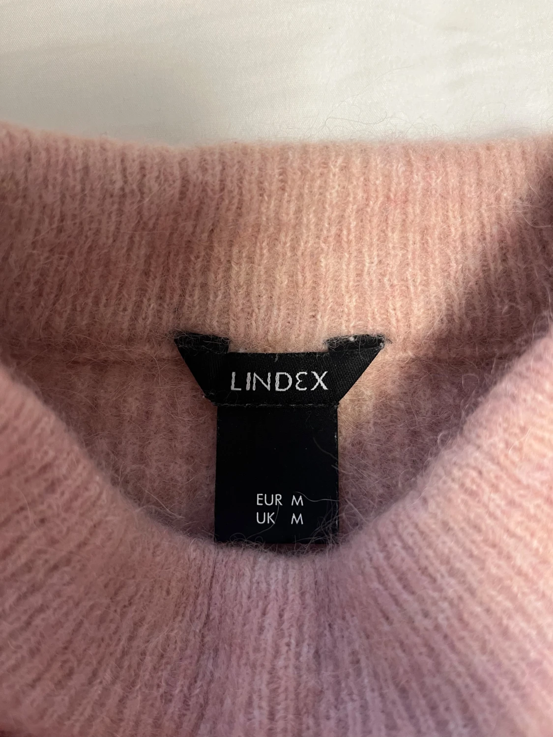 Ljusrosa stickad tröja från Lindex - 2