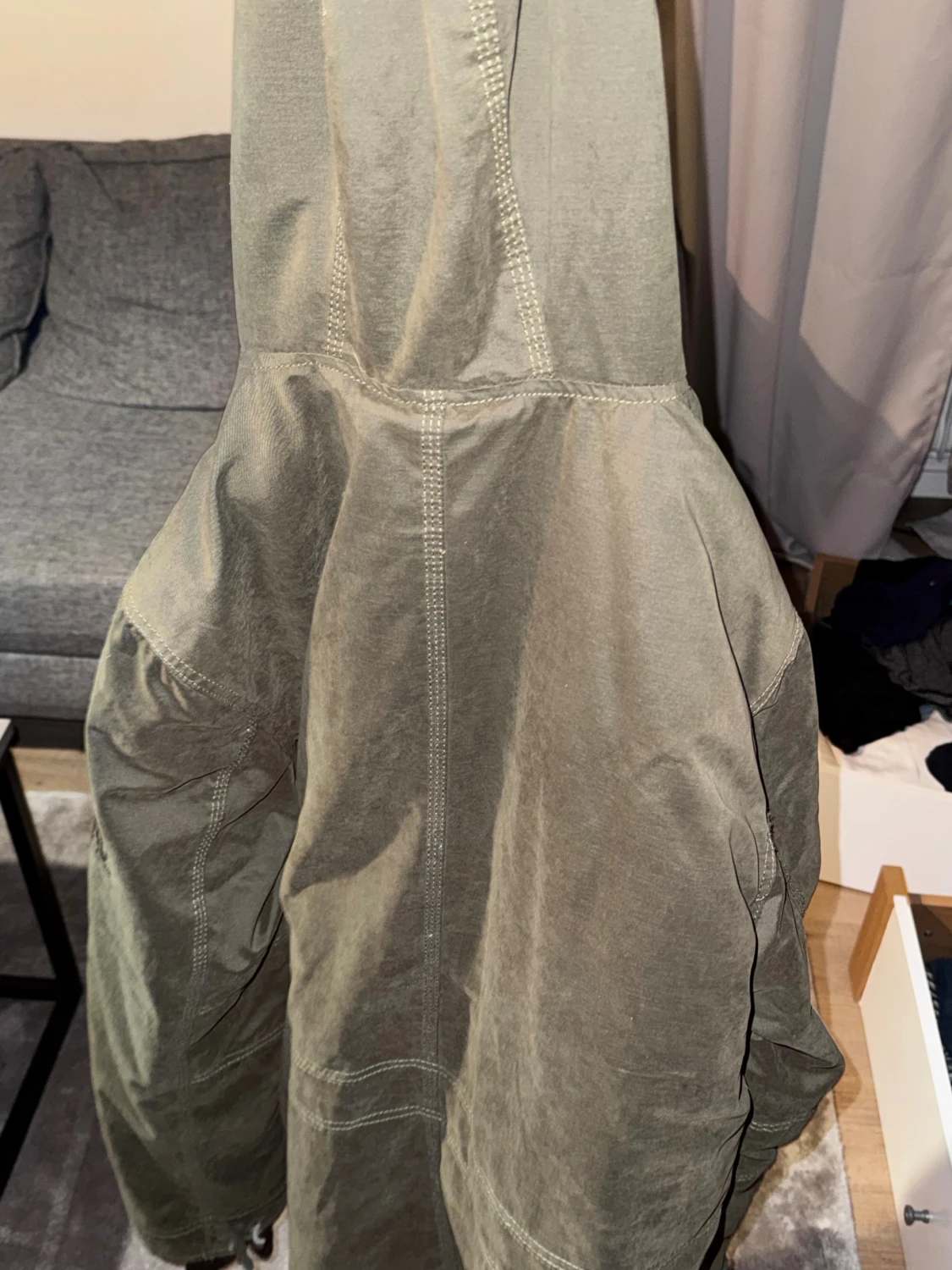 Vintage jack grön med päls - 2