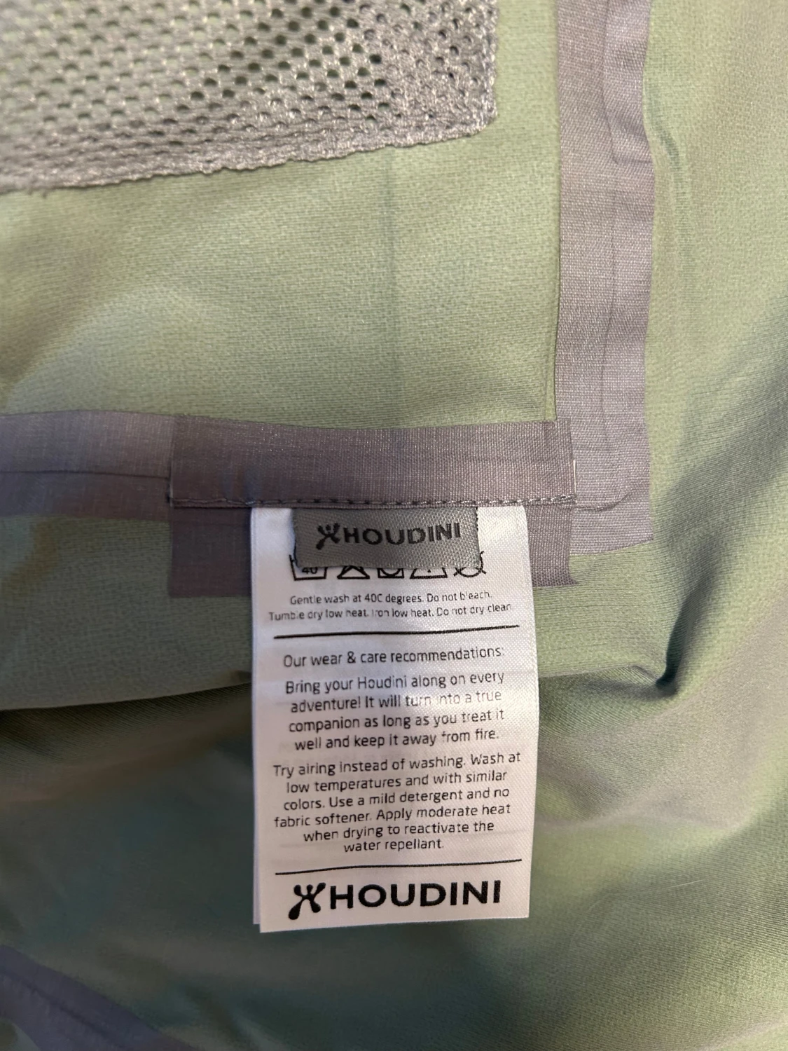 Grön skaljacka från Houdini, storlek L - 5