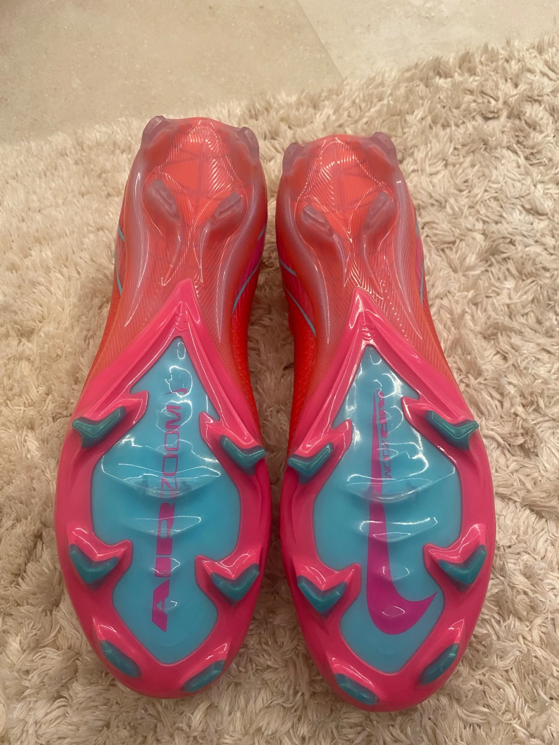 Nike Mercurial röda fotbollsskor - 4