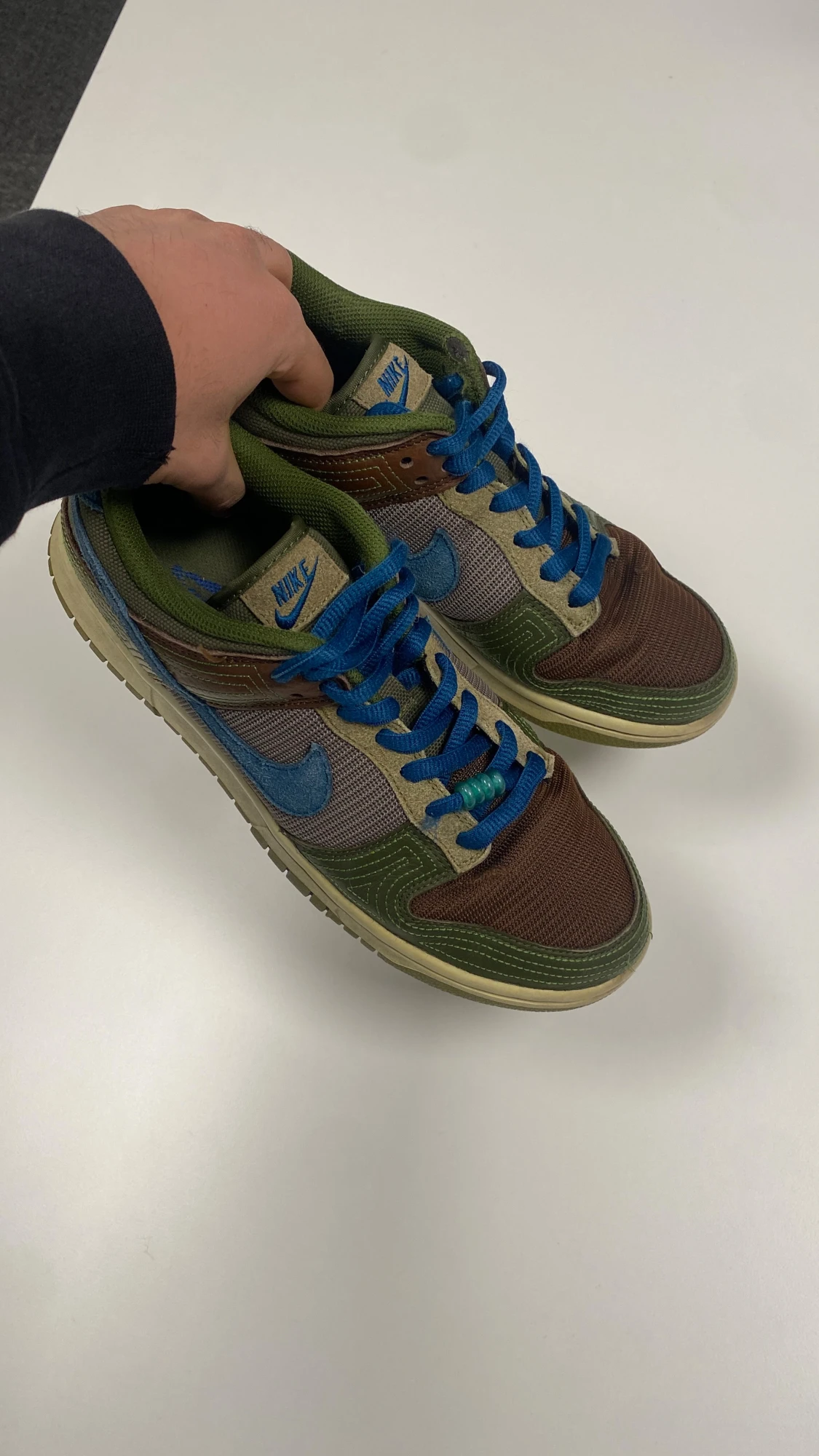 Nike Dunk Low i grönt och brunt - 5