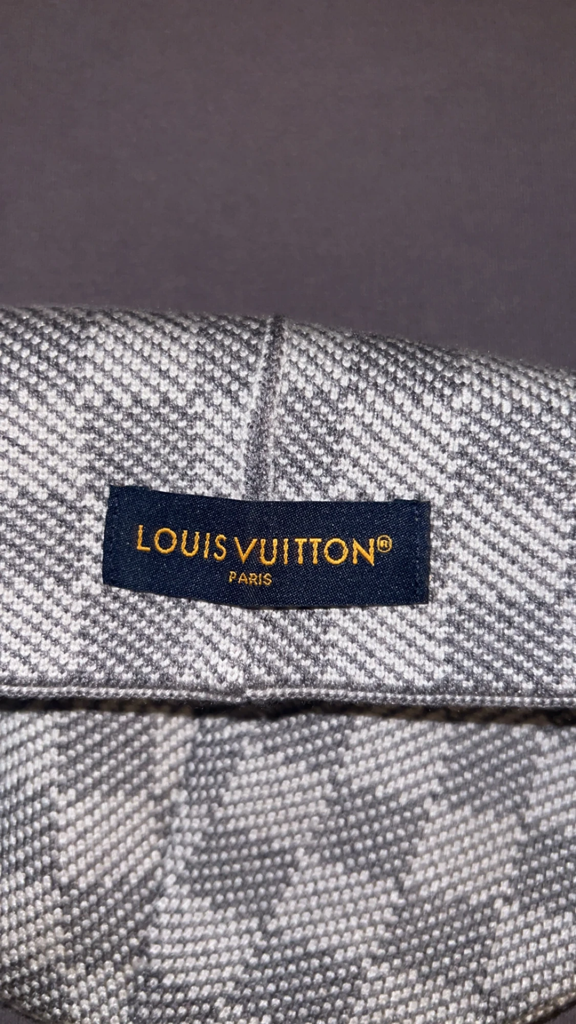 Grå rutig mössa Louis Vuitton - 2