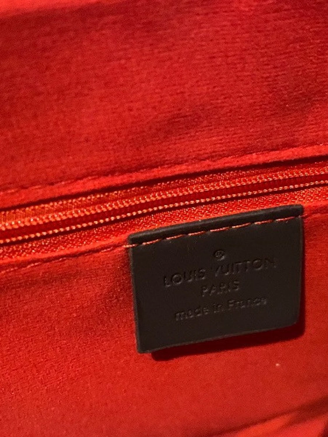 Brun rutig handväska - 4