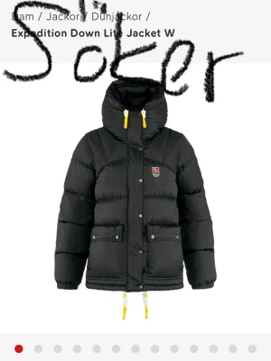Söker svart Expedition dunjacka Fjällräven - Söker svart Expedition Down Lite Jacket från Fjällräven i st XS Skriv gärna. Accepterar alla bud även nypris❤️ den ska inte ha några defekter