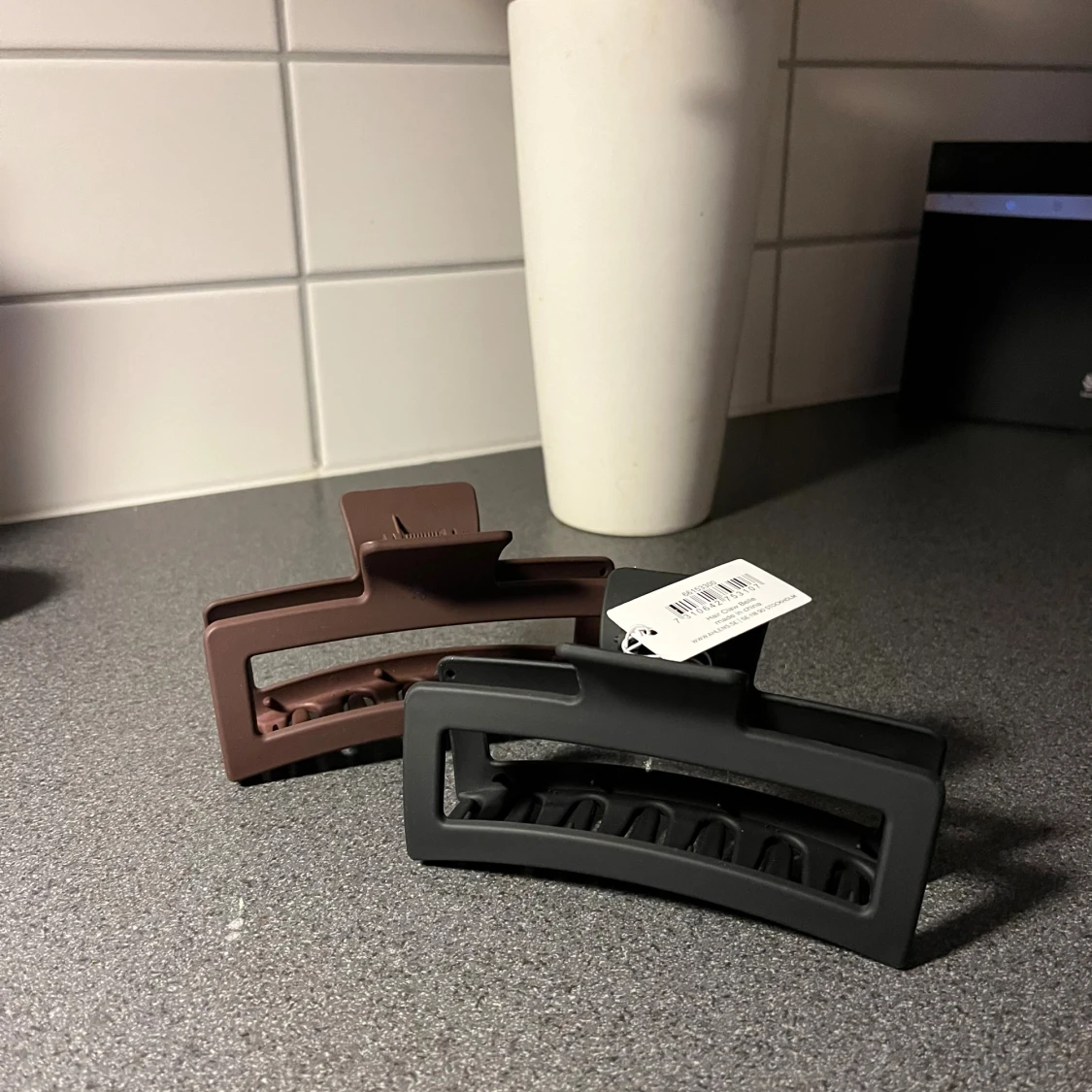 Helt nya stora hårklämmor