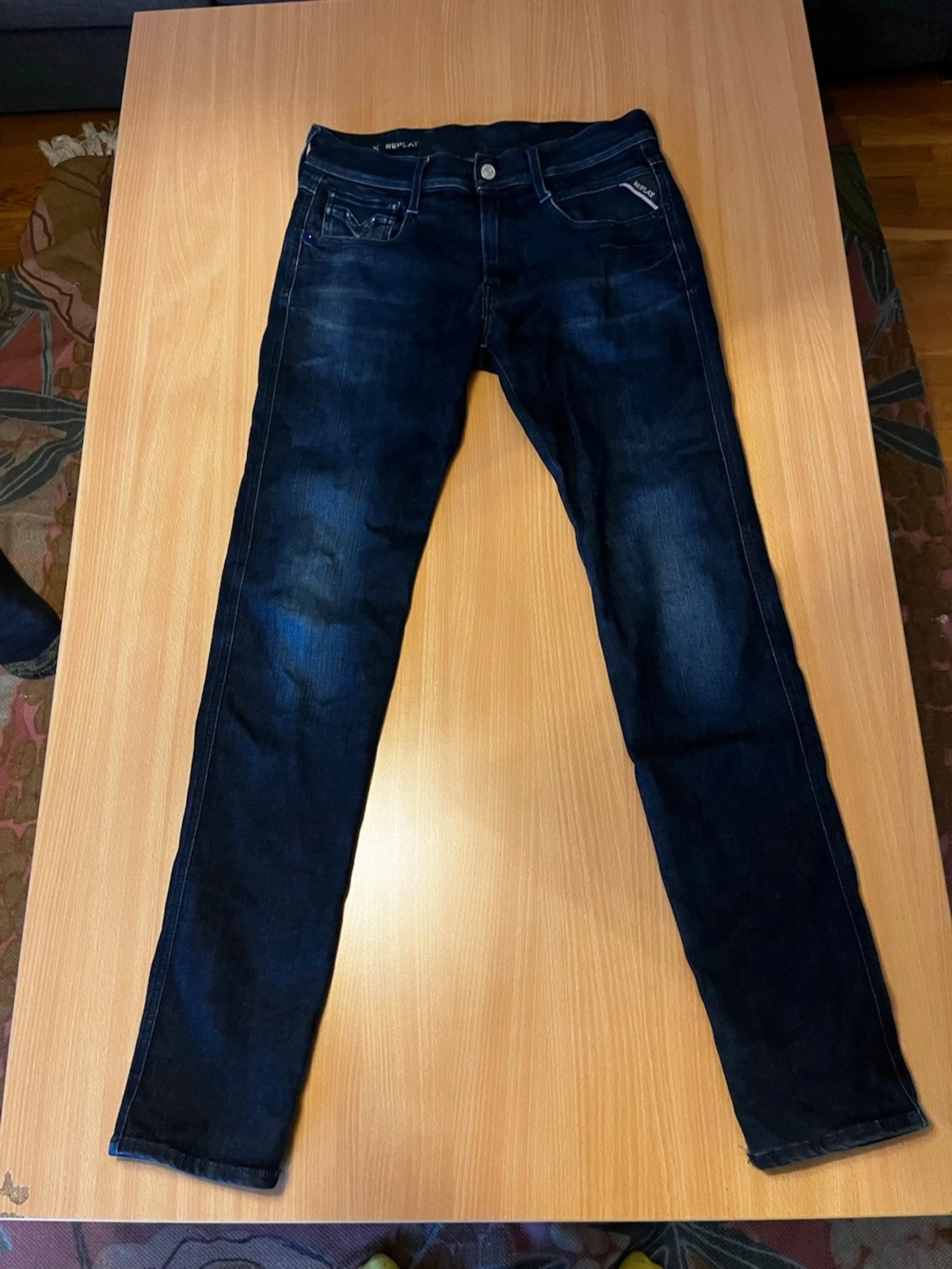 Replay mörkblå jeans, slim fit