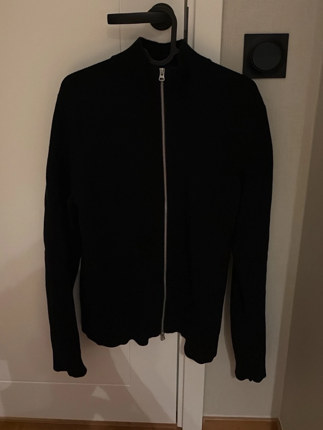 Svart stickad overshirt från Only & Sons - 2