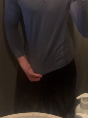 Blå half zip gymshark  - Snygg ljusblå half zip från gymshark funkar bra att springa i och att träna 