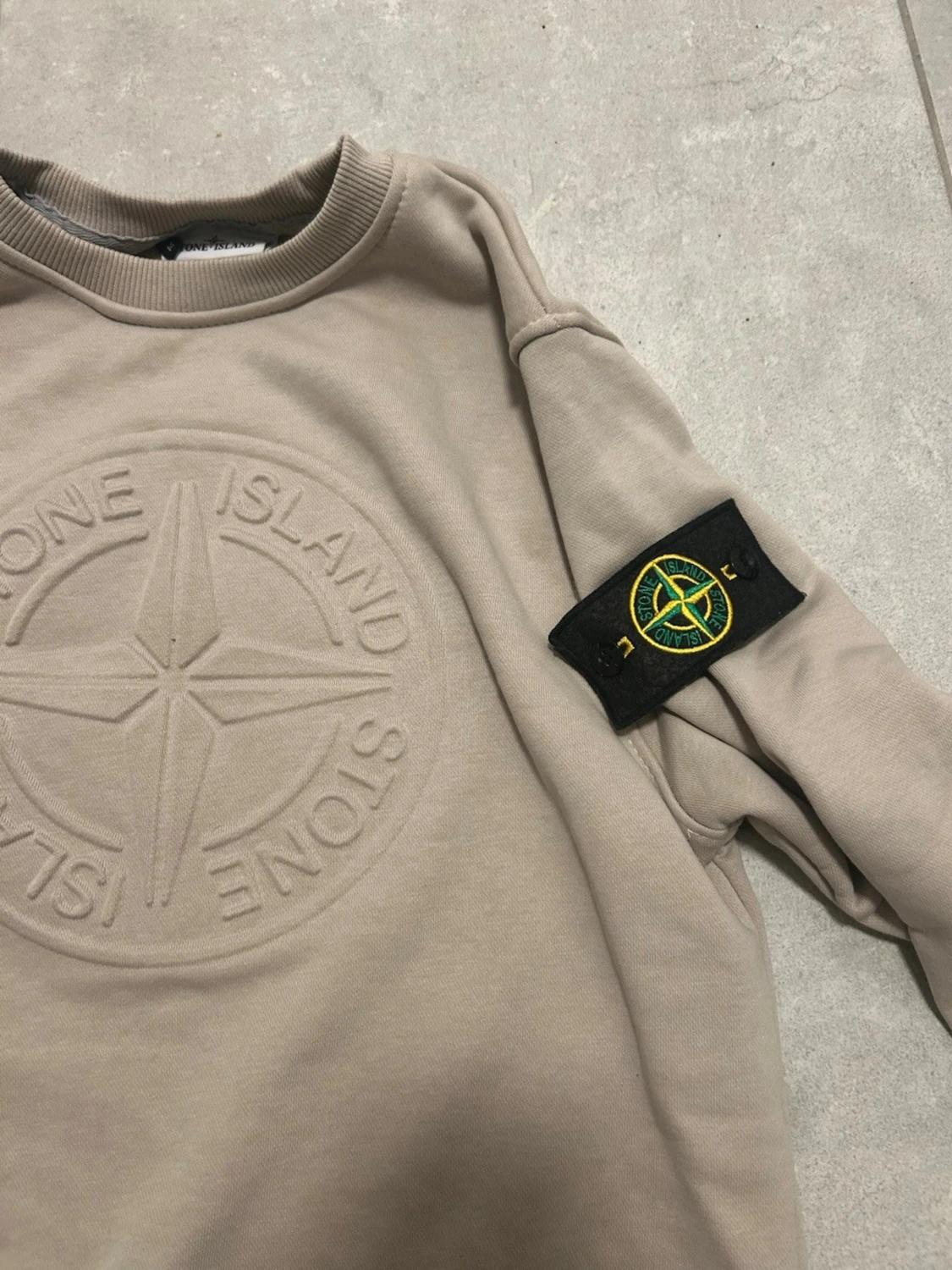 Beige sweatshirt från Stone Island - 1