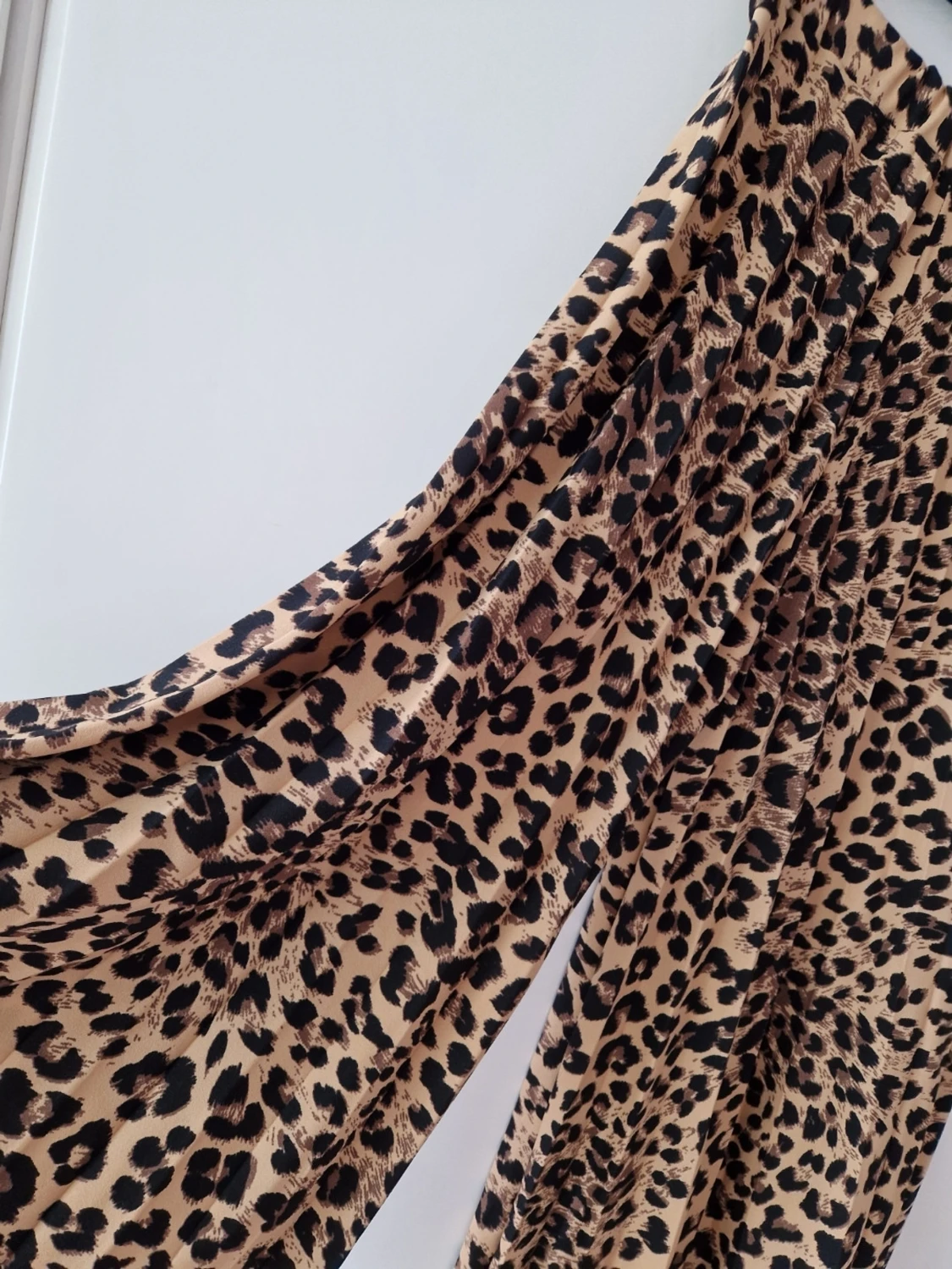 Leopardmönstrad långkjolbyxor - 2