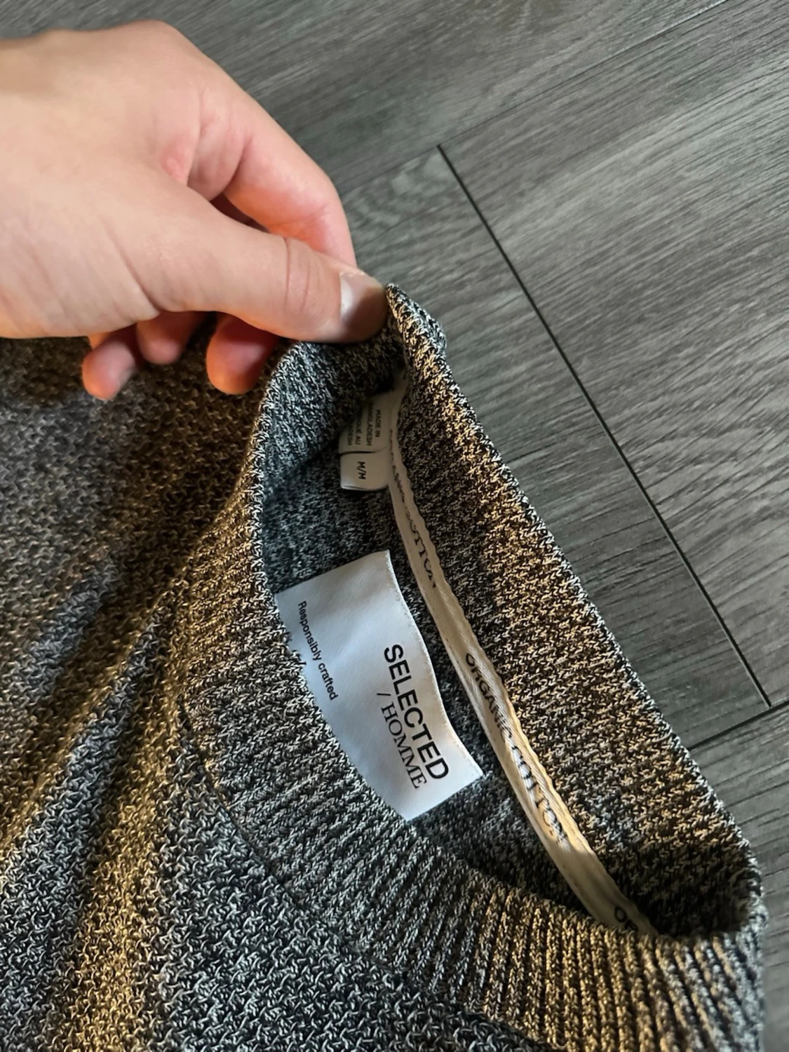 Grå Selected Homme tröja  - 4