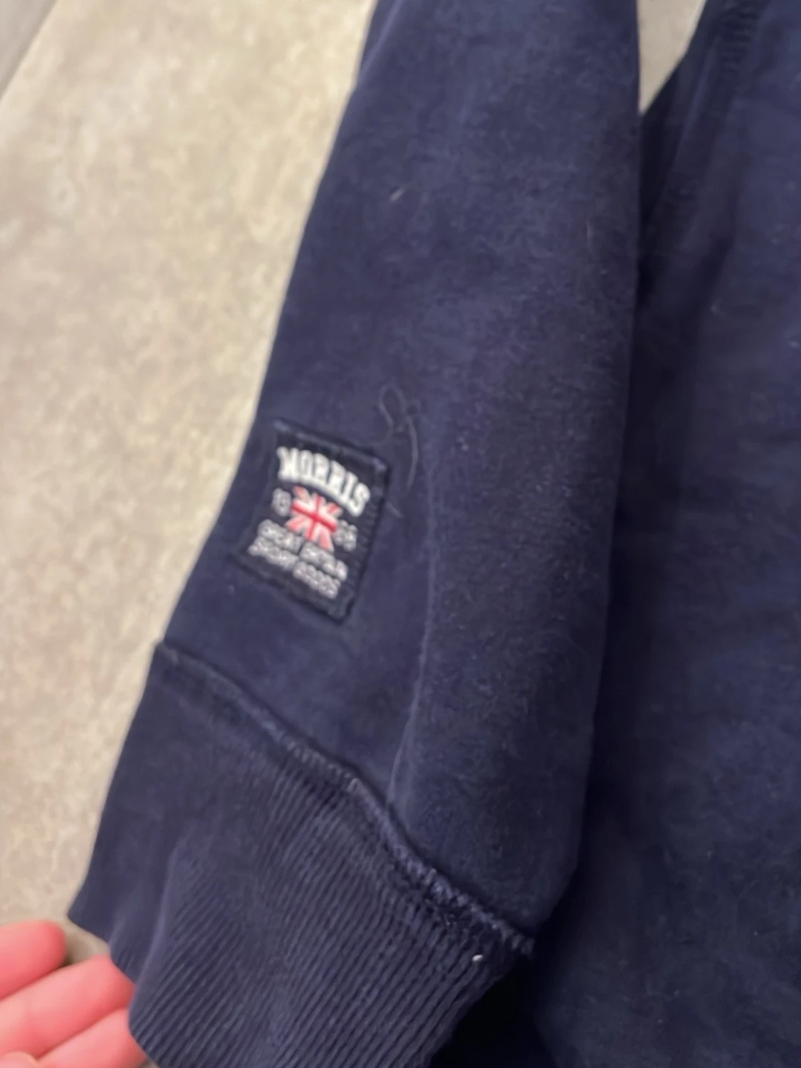 Marinblå sweatshirt från Morris - 2