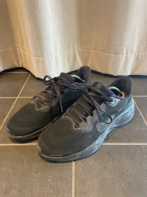 Nike Pegasus  - Tja säljer ett par svarta Nike Pegasus sparsamt använda någon defekt i bakre sulan storlek 42,5 27 cm