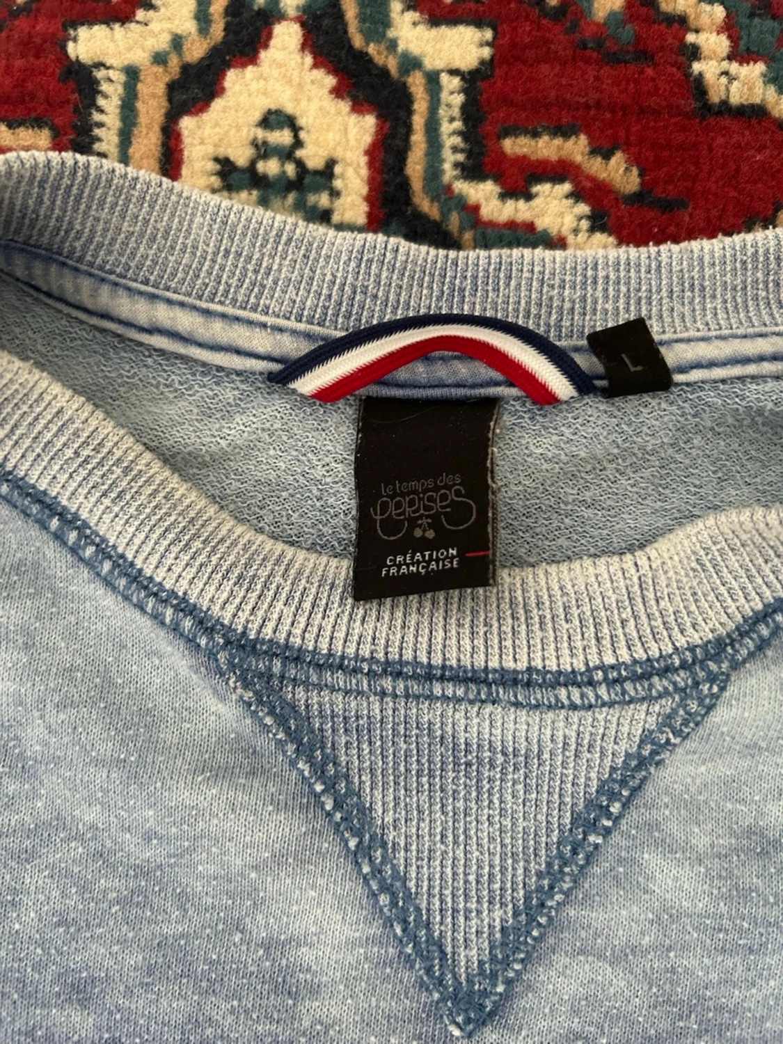 Blå sweatshirt Le Temps des Cerises - 1