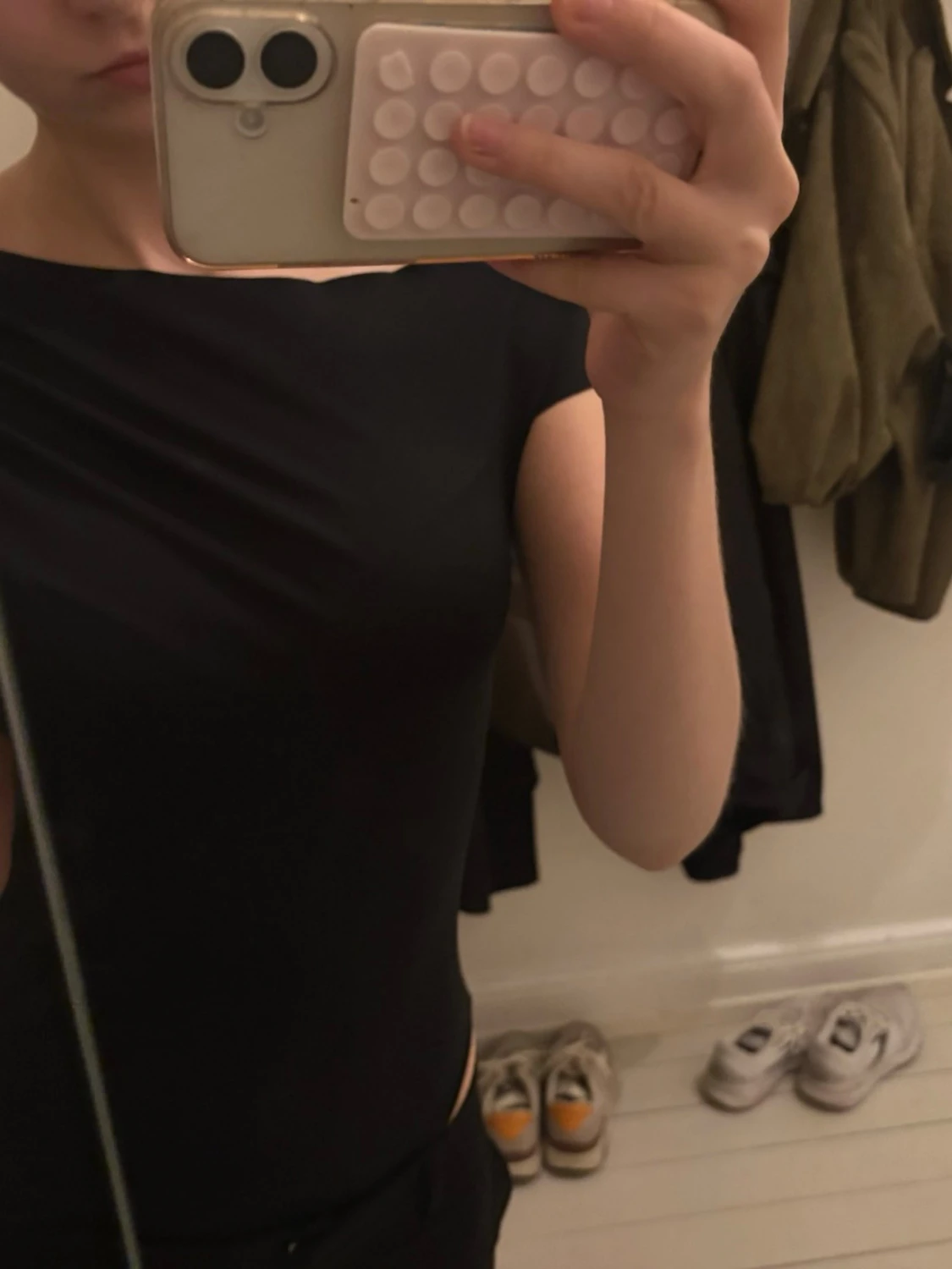 Svart offshoulder topp - 1