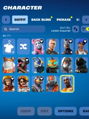 Fortnite-konto med 17 skins - Säljer ett Fortnite-konto med 17 unika skins och flera pickaxes. Kontot innehåller både klassiska och sällsynta outfits samt olika verktyg för att anpassa din spelupplevelse. Perfekt för dig som vill sticka ut i spelet och ha många valmöjligheter.  Skickar gmail direkt efter köp   Pc/mobil