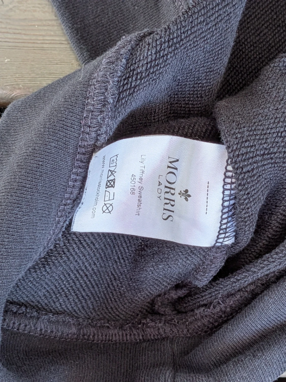 Svart sweatshirt från Morris Lady - 3