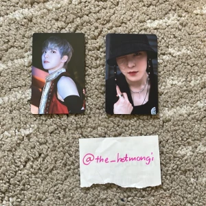 ateez photocard  - Säljer dessa Yunho photocards för 29kr/st (frakt ingår inte). Skicka meddelande för att köpa