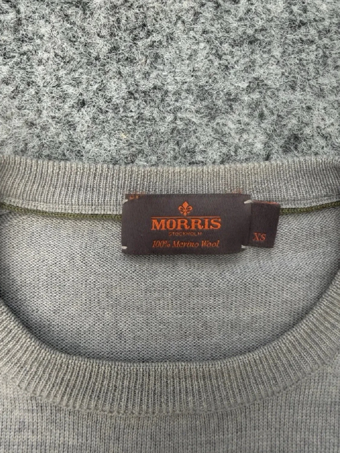 Ljusgrå stickad tröja från Morris - 1