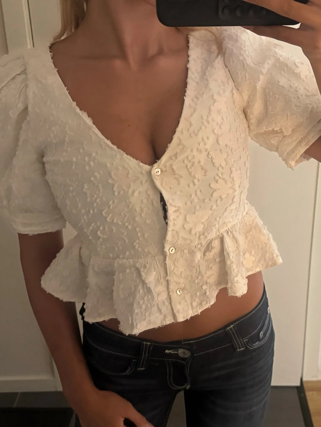 Vit blus - 1